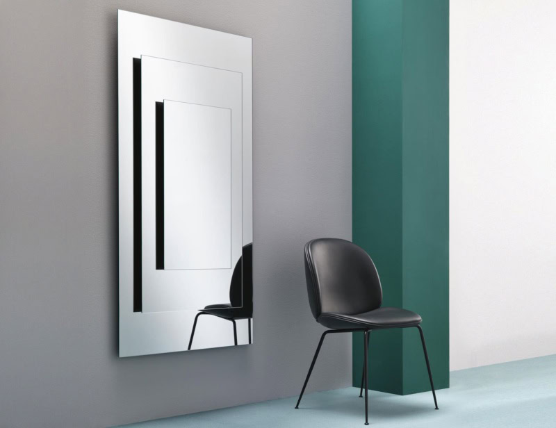 Dooors contemporary Italian mirror with